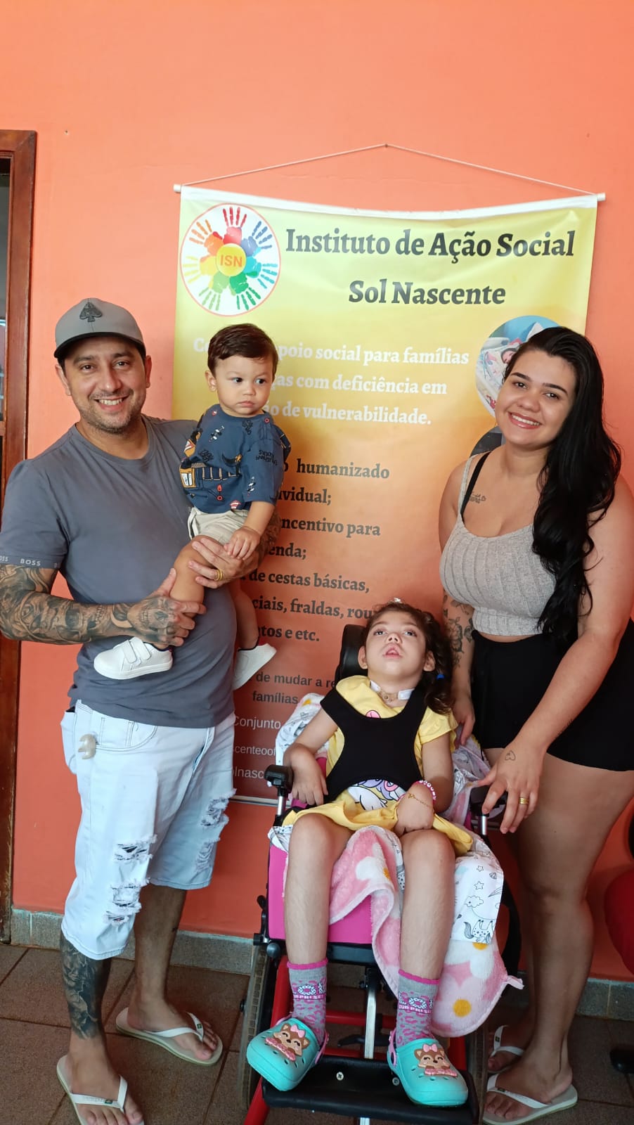 Momento de carinho e diálogo acolhedor